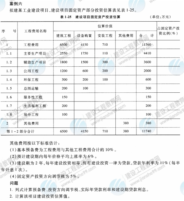 09年造價(jià)工程師《工程造價(jià)案例分析》經(jīng)典習(xí)題