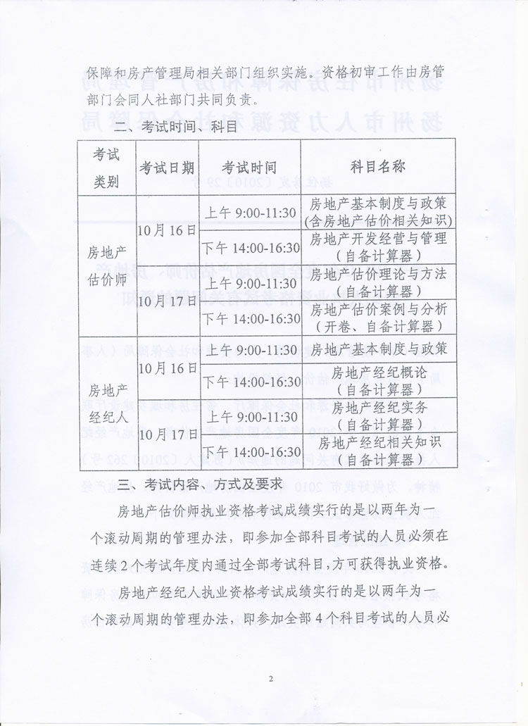關(guān)于做好2010年度房地產(chǎn)估價師、房地產(chǎn)經(jīng)紀(jì)人執(zhí)業(yè)資格考試考務(wù)工作的通知