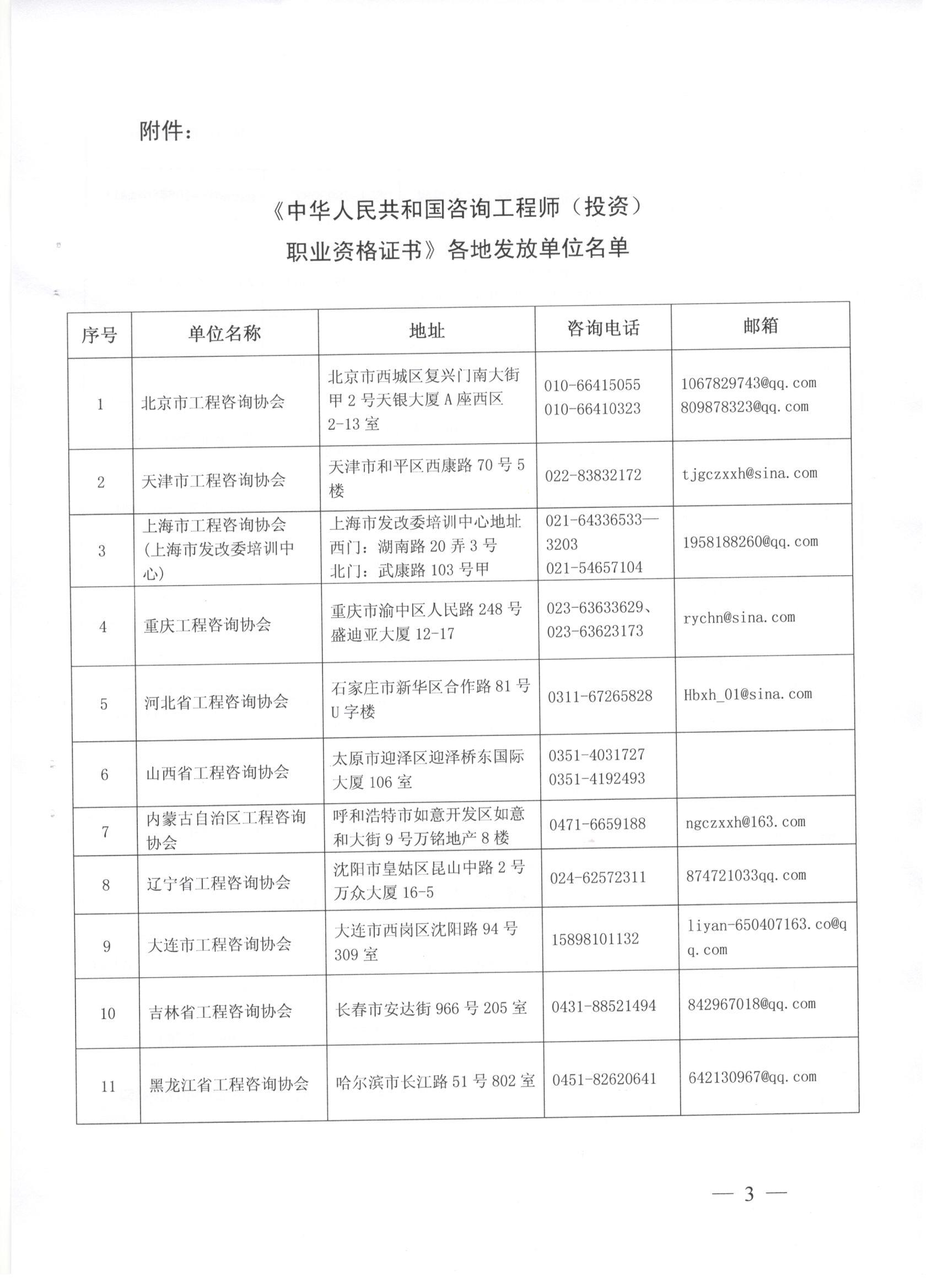 中國工程咨詢協(xié)會關(guān)于領取咨詢工程師（投資）職業(yè)資格證書的通知