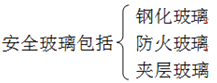 二級(jí)建造師建筑工程第三講建筑材料:玻璃