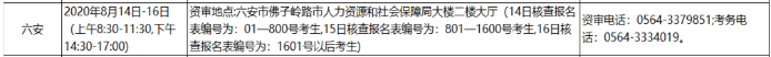 六安資格審核